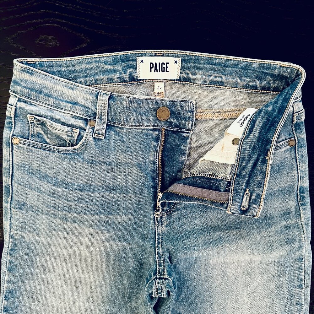 Paige Mid Rise Jeans - Picture 6 of 9